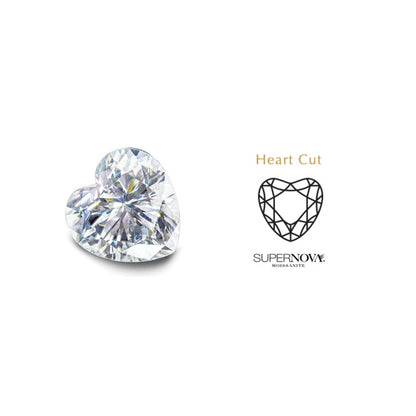 Supernova™ Moissanite - Heart Cut