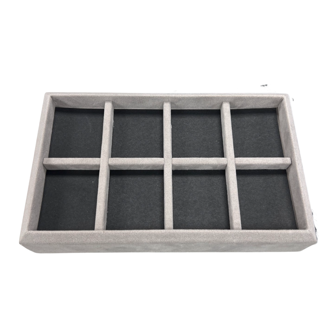 Gray Velvet Puff Display Board