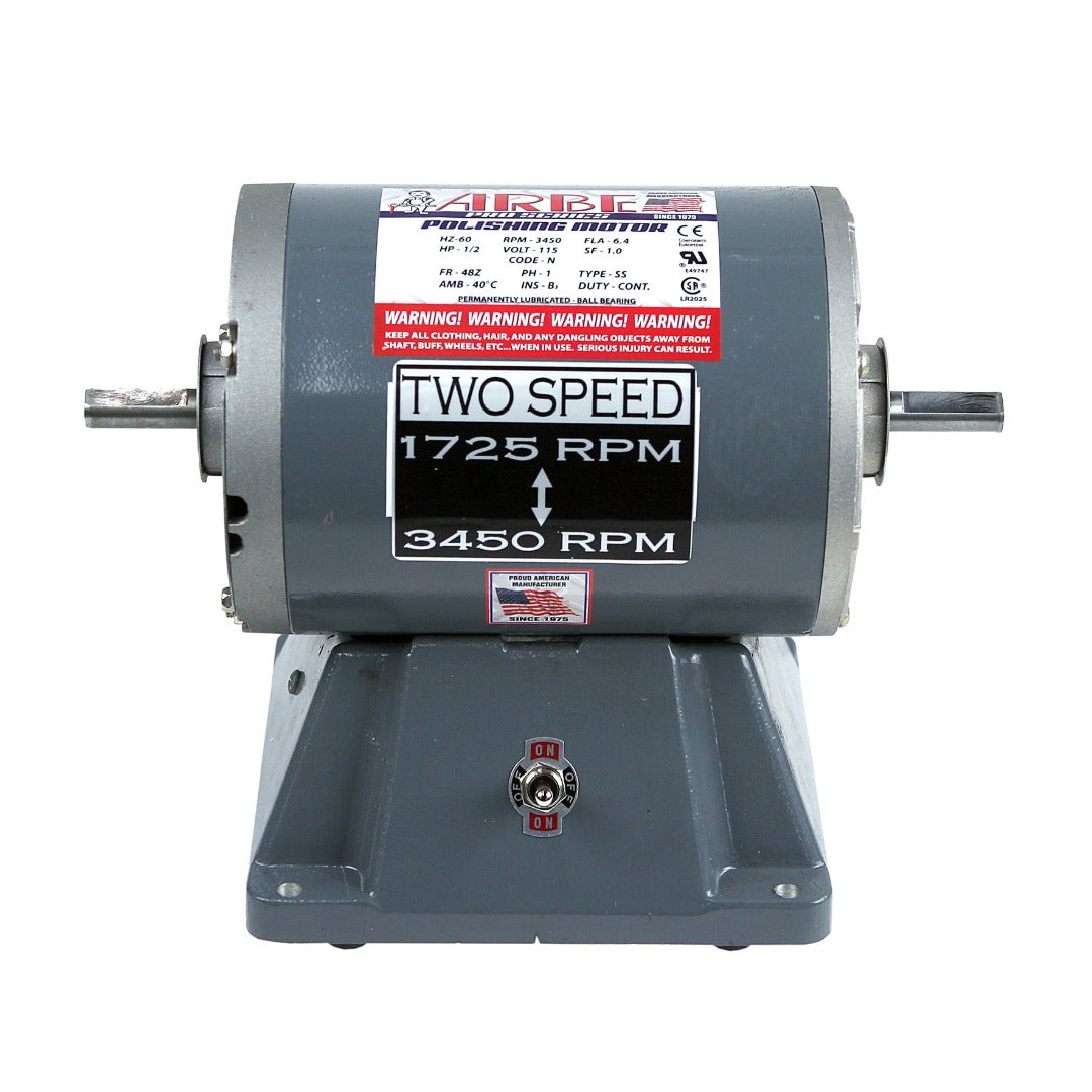 Arbe® Polishing Motor - Two-Speed Double Spindle