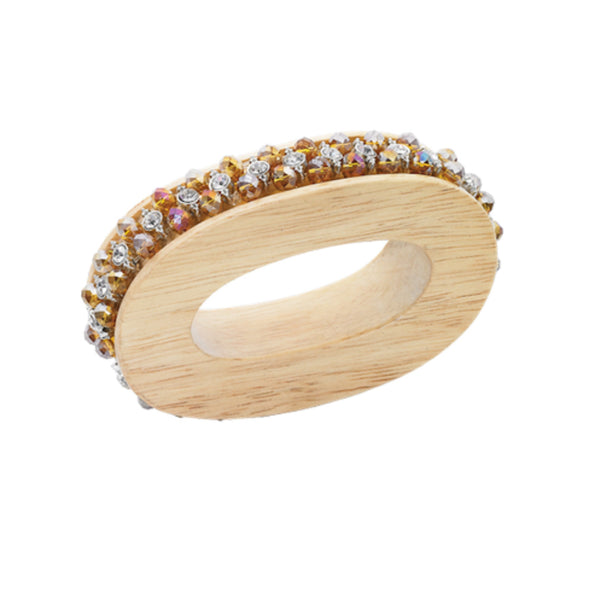 Shellac Wood Holder - Oval
