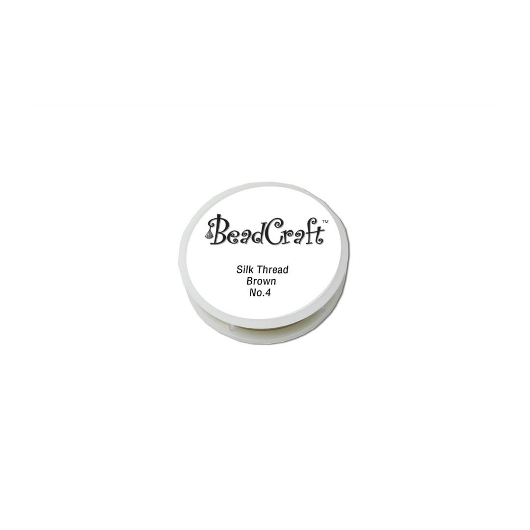 BeadCraft® Silk Beading Round Spool - Brown