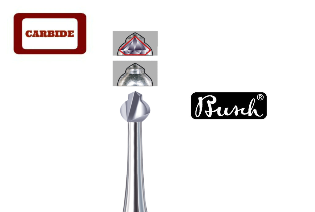 Busch® #447AU - Carbide Pavé Cut Burs