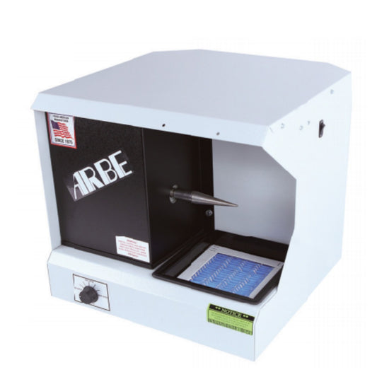 Arbe® Polishing Machine -  Down Draft Single Spindle - Variable Speed