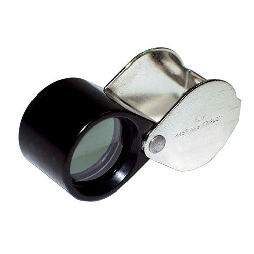 BLACK, 40X Magnifying Loupe Jewelry Eye Glass Magnifier LED Light Jewelers  Loop Pocket - Vision Care, Facebook Marketplace