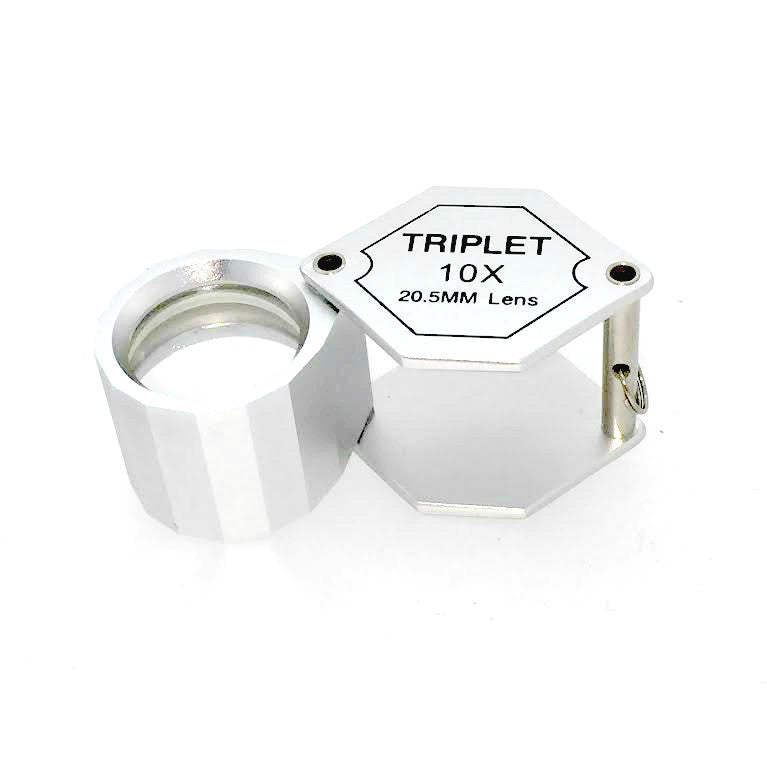 Decoze® Loupe 10X Hex Faceted ZAK JEWELRY TOOLS