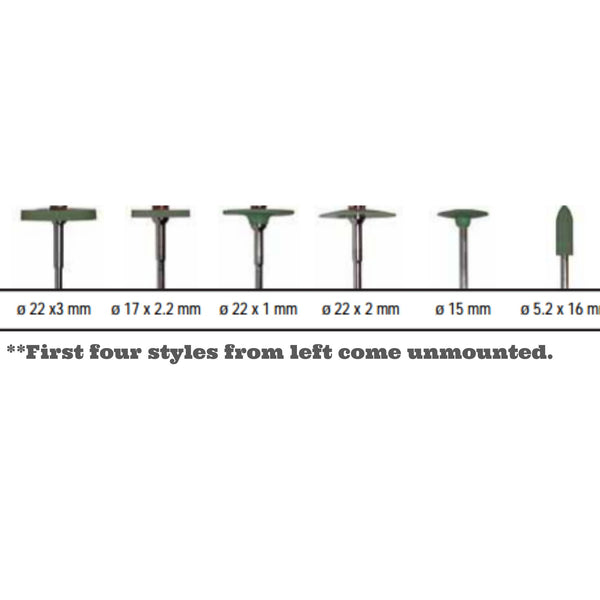 Fox® Kyle Diamond Polishers - Green
