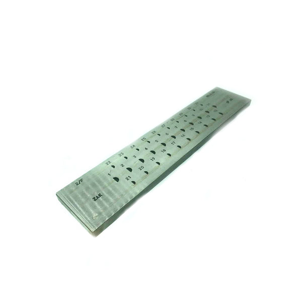 OMO Italian Drawplate - Half Round (M)
