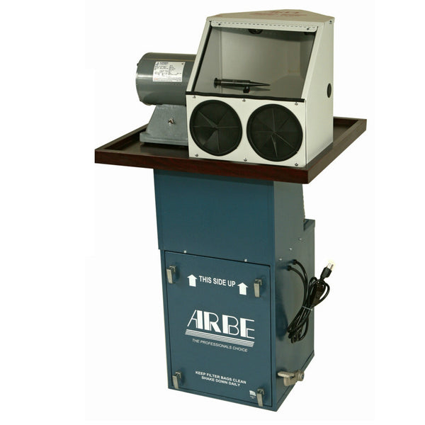 Arbe® Polishing System - Mini Floor Single Spindle Motor + Enclosed Hood