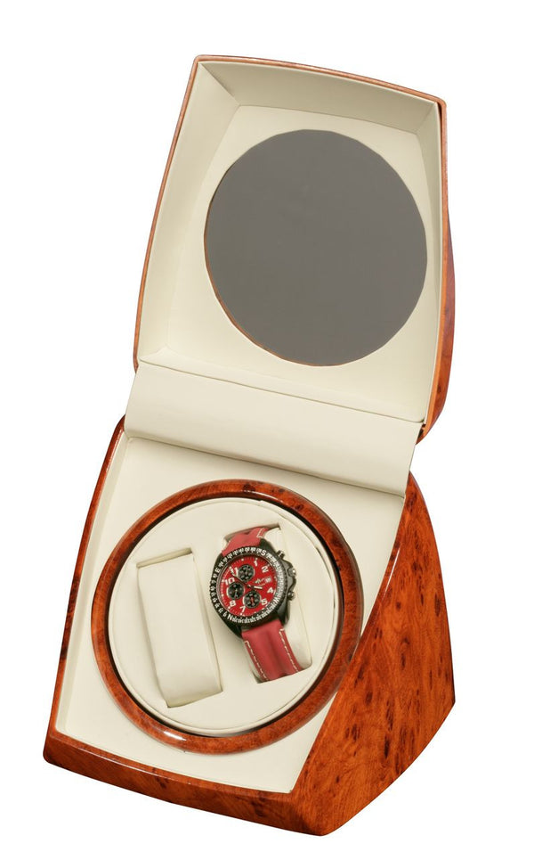 Watch Winder - Burlwood Double