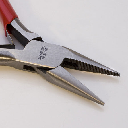 German Pliers - Chain Nose Serrated