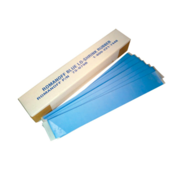 Romanoff Original Blue Lo-Shrink Rubber Strips