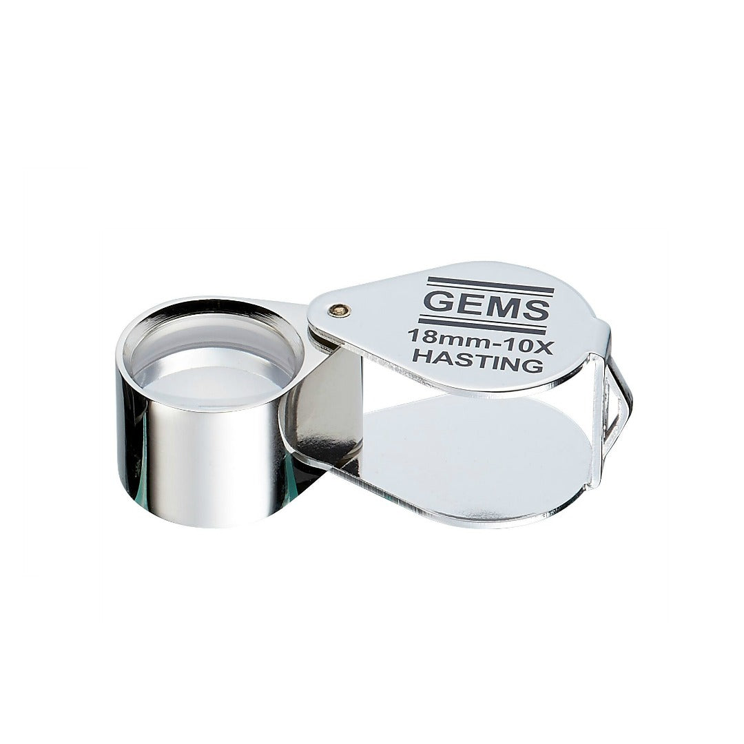 GemOro Jewelers Eye Loupe Silver 10x 18mm Hastings Triplet, jewelry making  tools wholesale