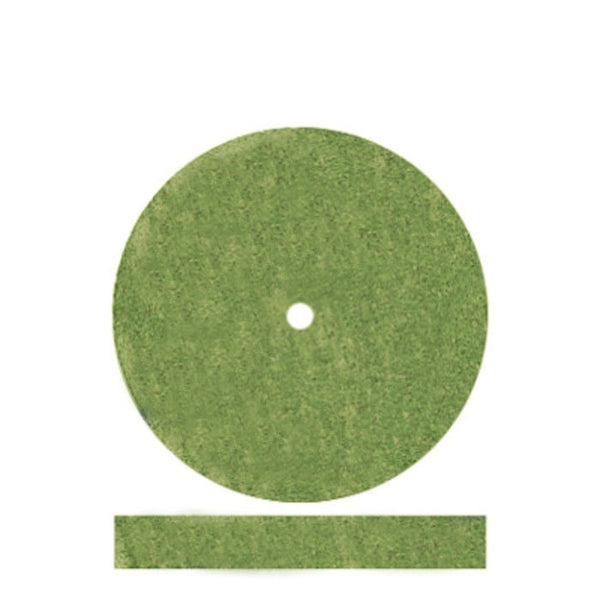 Pumice Wheels Square Edge - Green