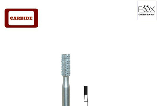 Fox® #TC21 - Carbide Cylinder Square Burs